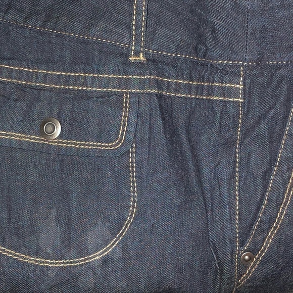 Ann Taylor size 10 blue high waist wide leg jeans trouser style - Picture 4 of 11